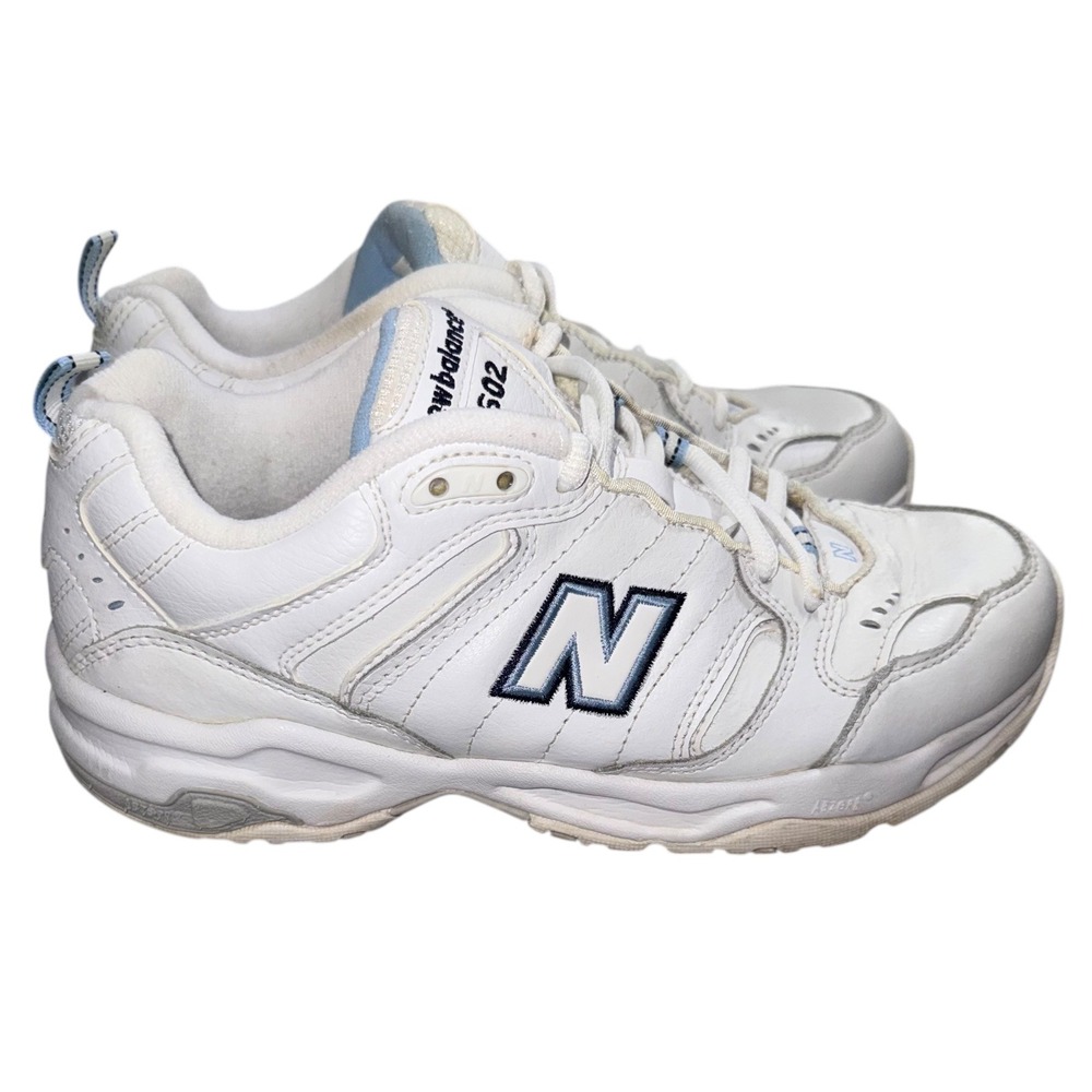 New Balance 602 Y2K White Leather Athletic Sneakers Dad Shoes Retro Size 9 - Picture 6 of 12